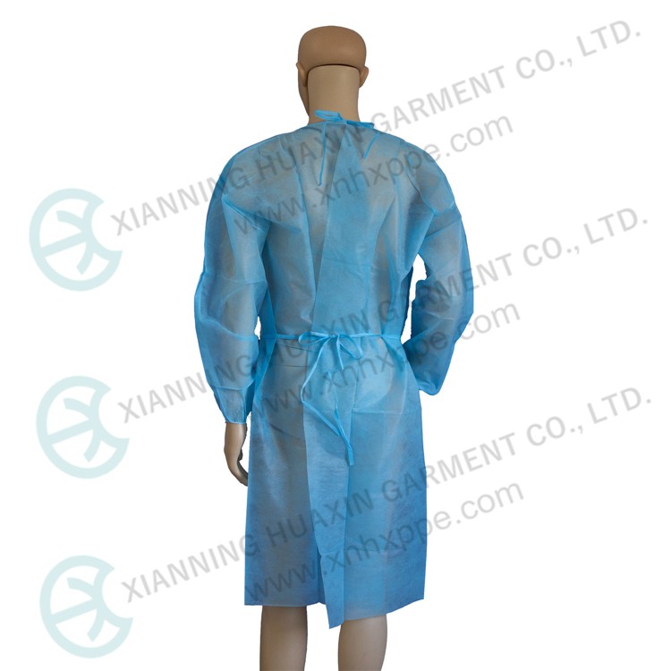 Blue medical hospital doctor surgical gown Factory