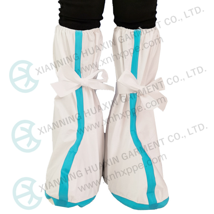 Type4 taped seam anti-slip sole disposable non-woven boots Factory