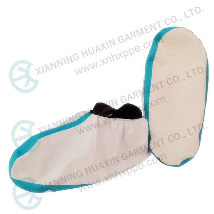 TSC taped seam TYPE4 microporous shoe cover with PVC anti-slip sole