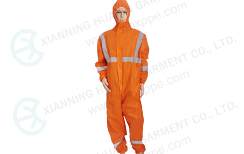 反射テープ付き安全カバーオール