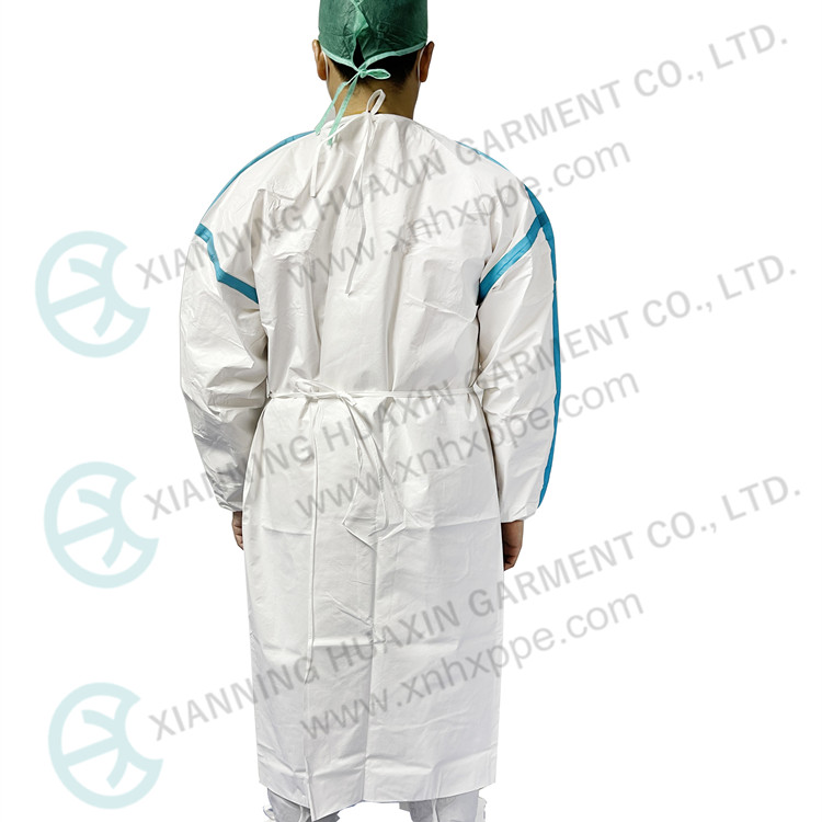 EN13795-1 taped seam protective isolation gown Factory
