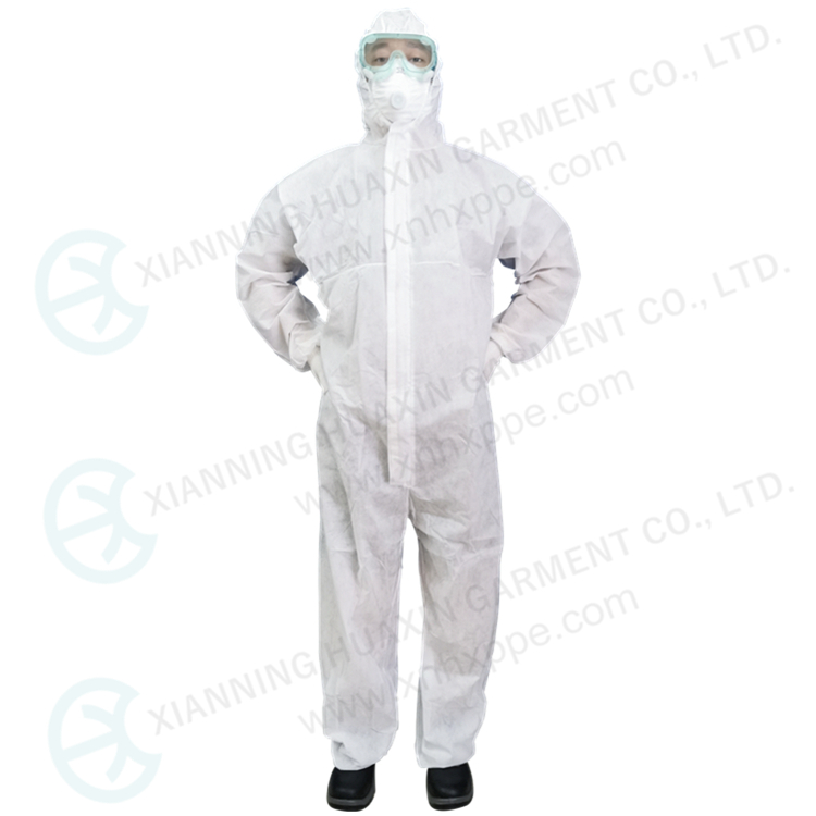 TYPE5 TYPE6 disposable protective jumpsuit with hood
