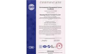 ISO14001 Certification