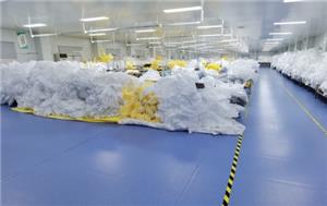 VR showroom of sewing workshop Xianning Huaxin Garment Co., Ltd. factory