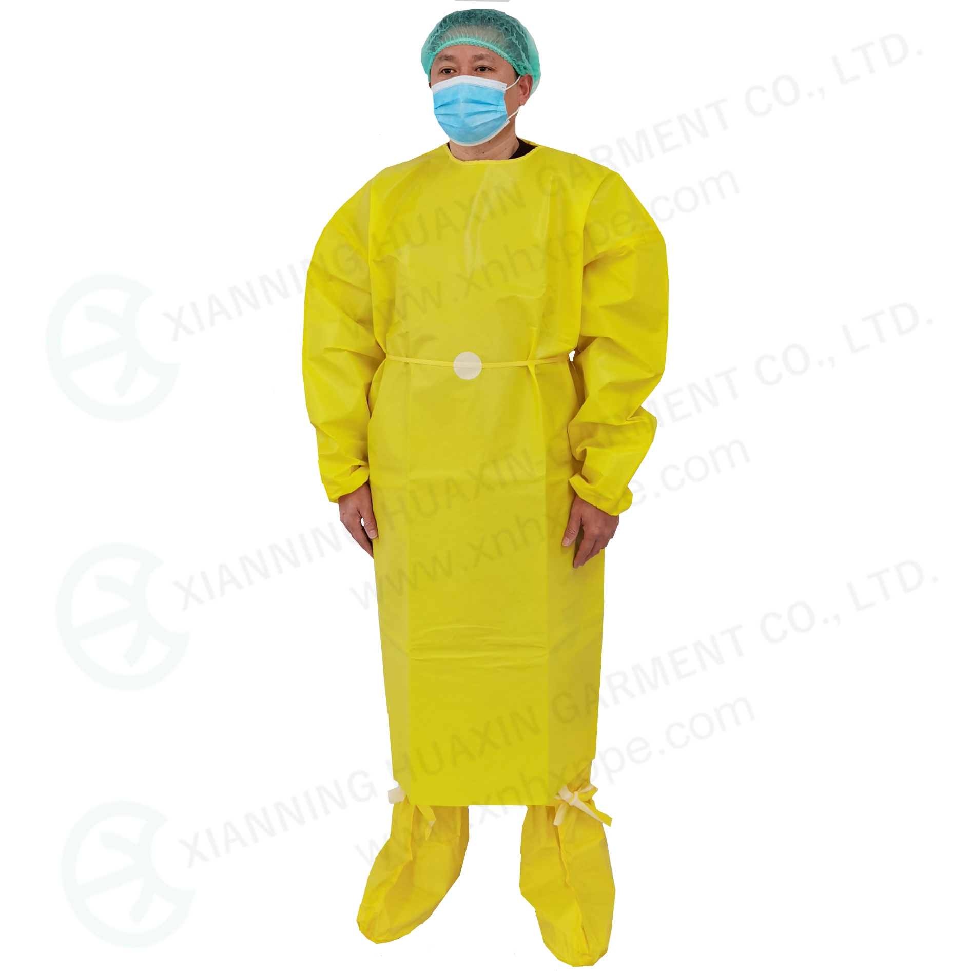 Durable chemical proof isolation gown Factory