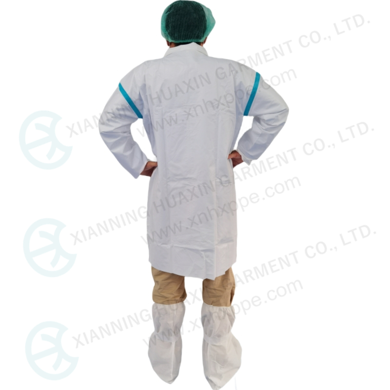 Microporous medical lab coat taped seam TYPEPB4B Factory