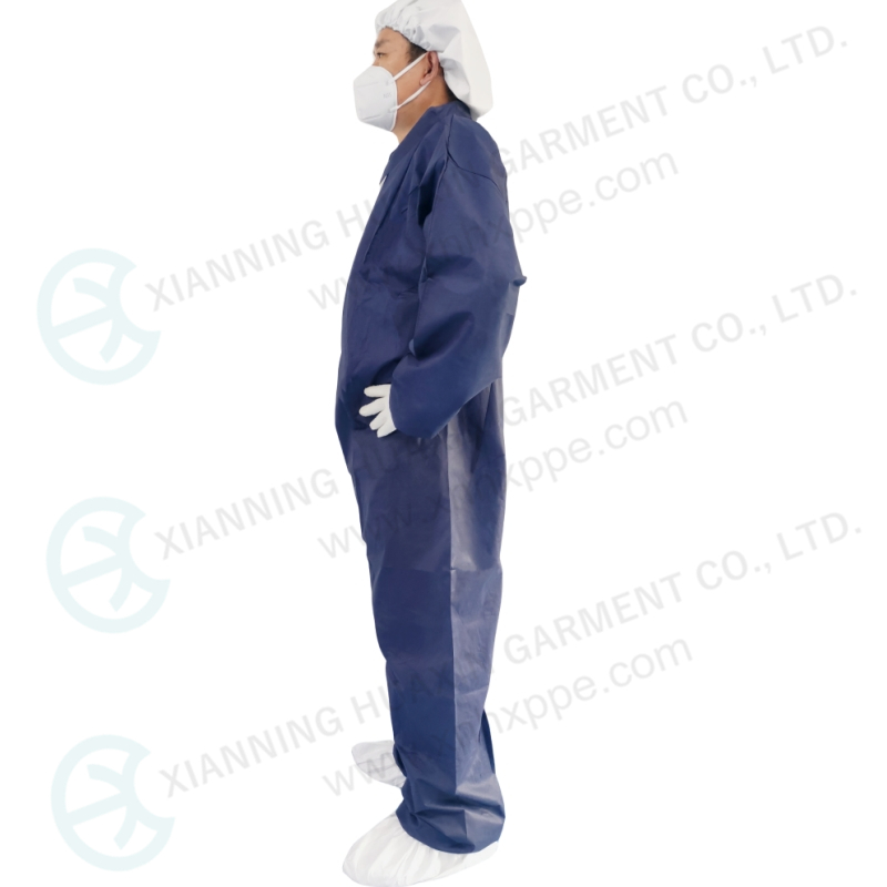 lightweight one time use polypropylene overall
