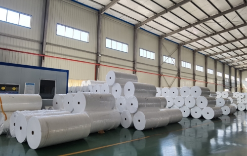 Visualizzazione del magazzino parziale del tessuto di fabbrica