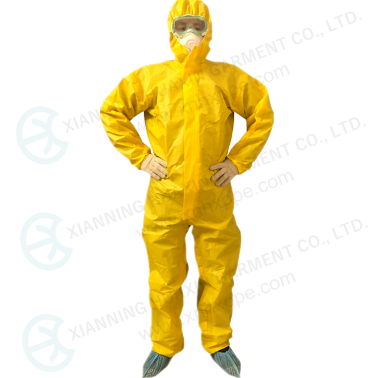 indumenti da lavoro protettivi per supportare lo scoppio di una nuova pandemia 