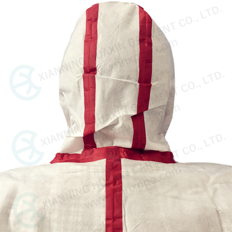 TYPE4/5/6 disposable protective work wear 