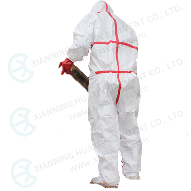 TYPE4/5/6 disposable protective work wear 