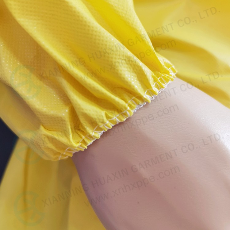 chemical suit with highly waterproof materials