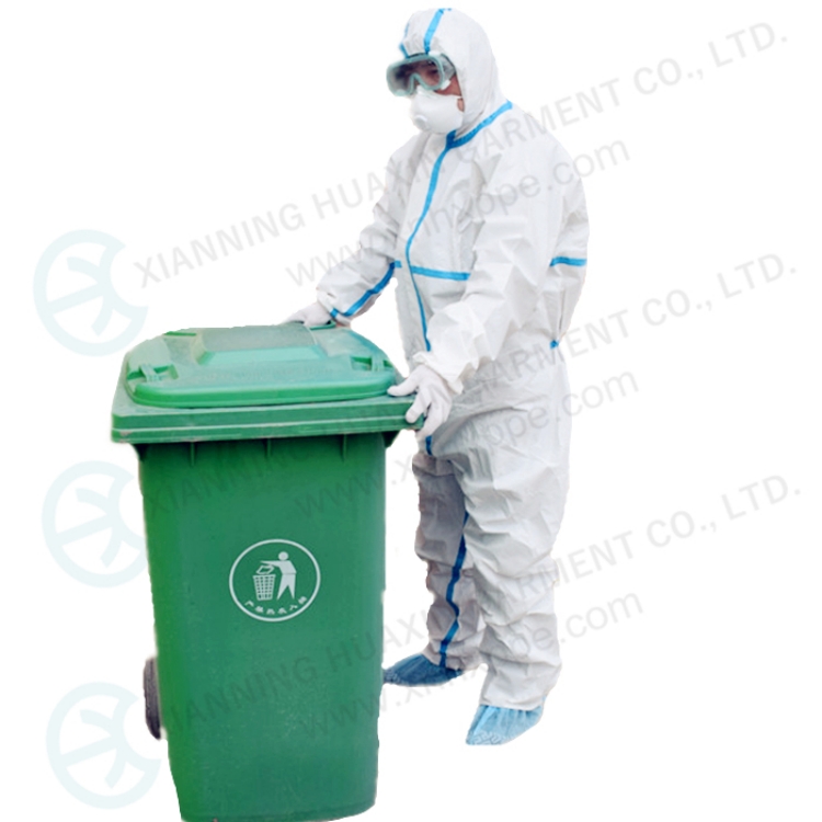 TYPE4/5/6 disposable protective work wear 