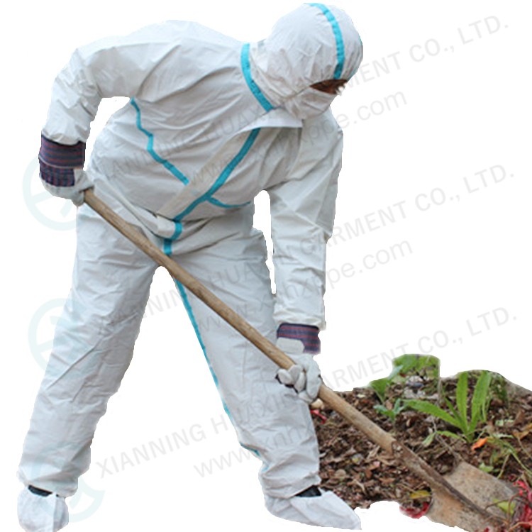 TYPE4/5/6 disposable protective work wear 