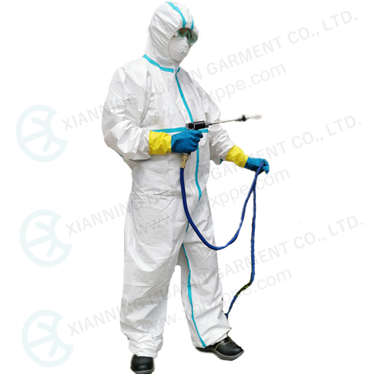 TYPE4/5/6 disposable protective work wear 