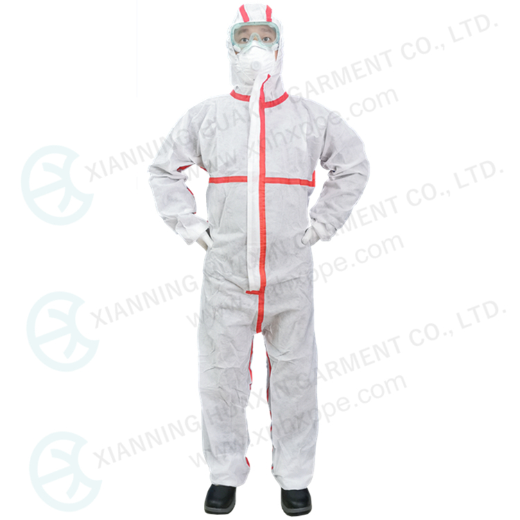 TYPE4/5/6 disposable protective work wear 