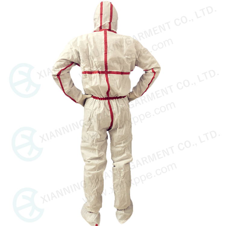 TYPE4/5/6 disposable protective work wear 