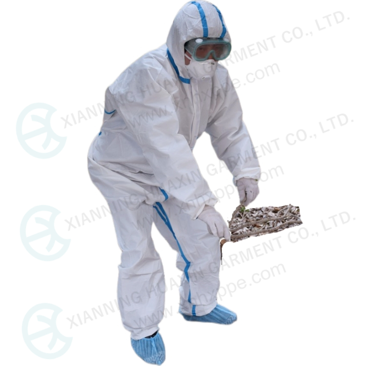 TYPE4/5/6 disposable protective work wear 