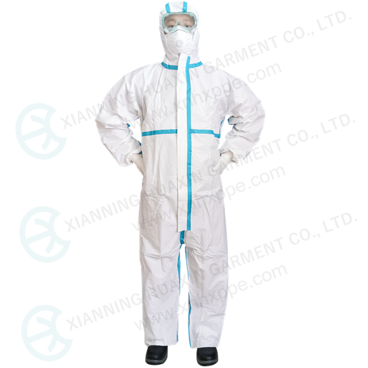 TYPE4/5/6 disposable protective work wear 