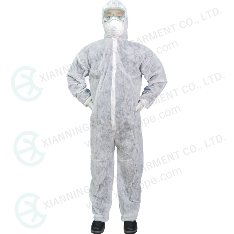 PP spunbond polypropylene protective safety coverall 