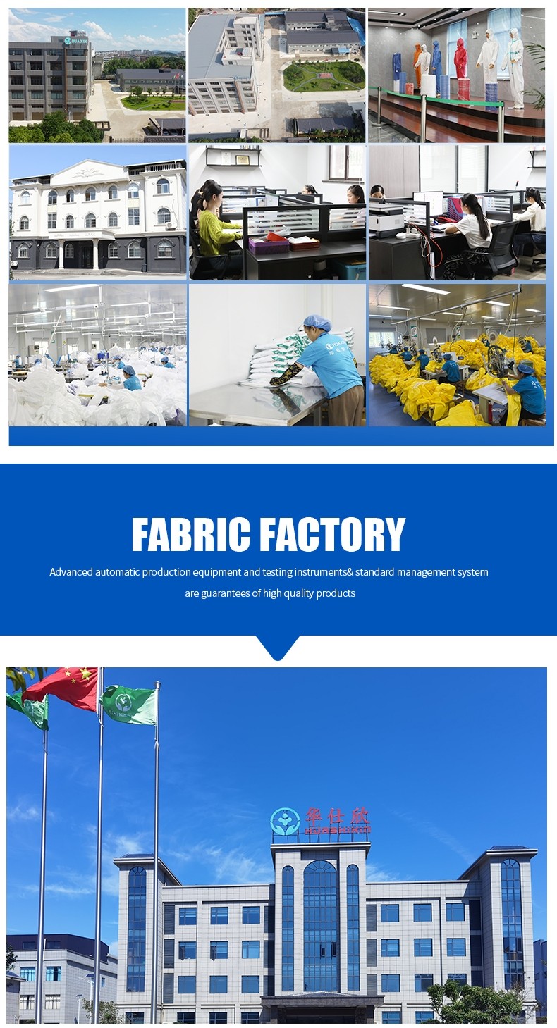 hooded polypropylene nonwoven safety garments 