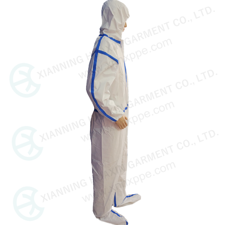 limited life use workwear for handling powders 