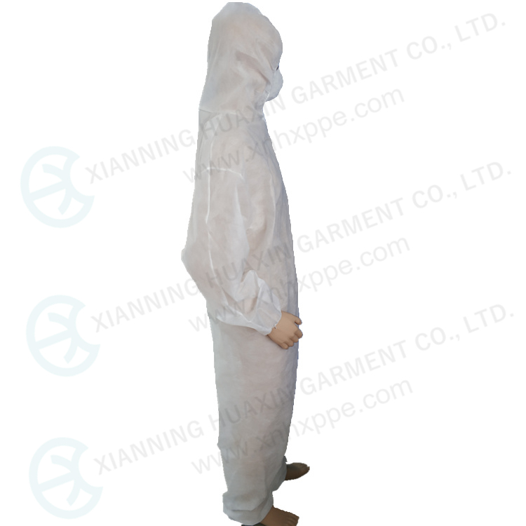 lightweight one time use polypropylene overall