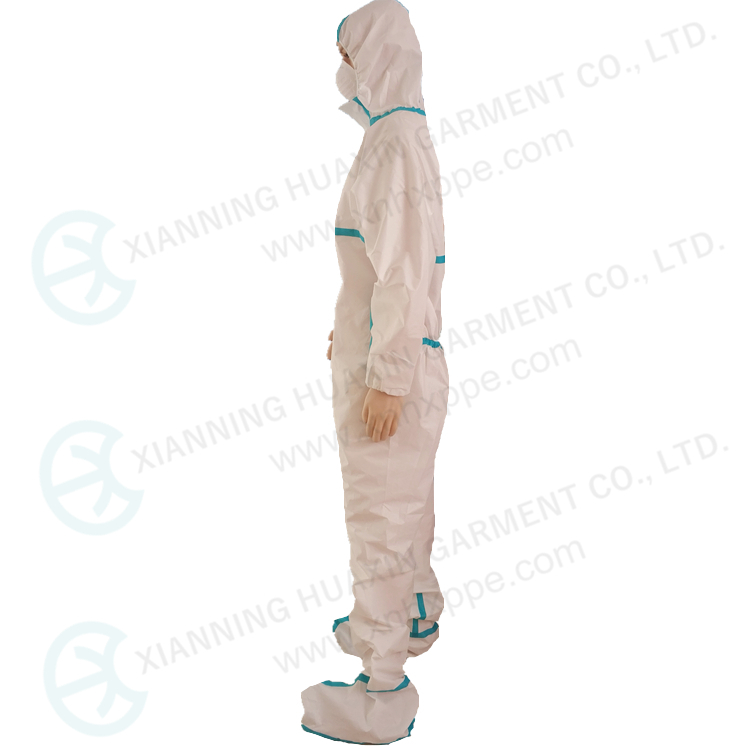 limited life use workwear for handling powders 