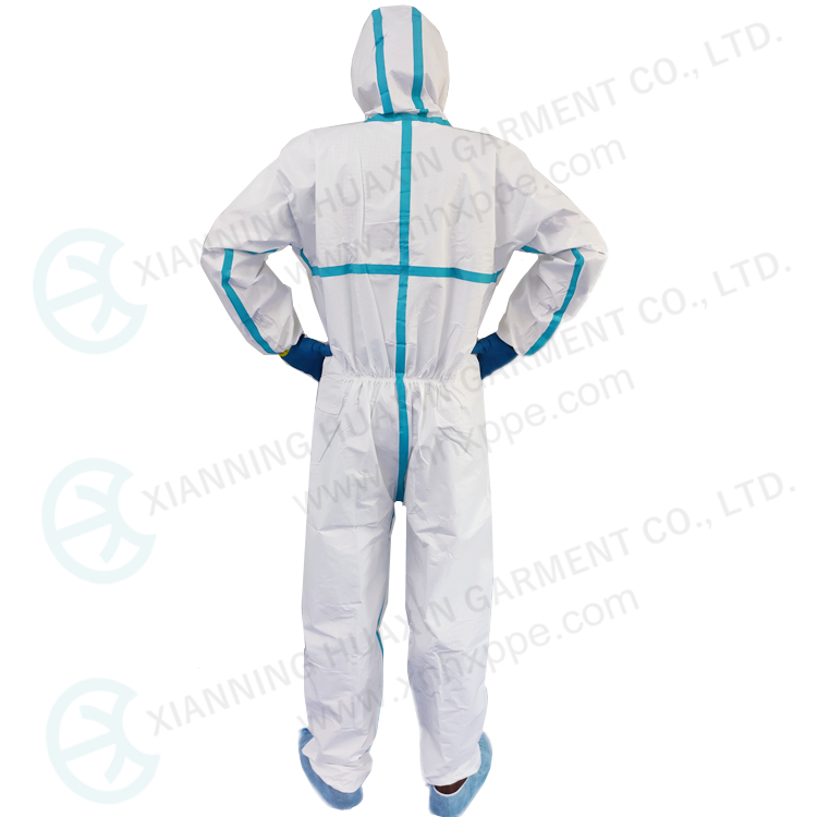 limited life use workwear for handling powders 