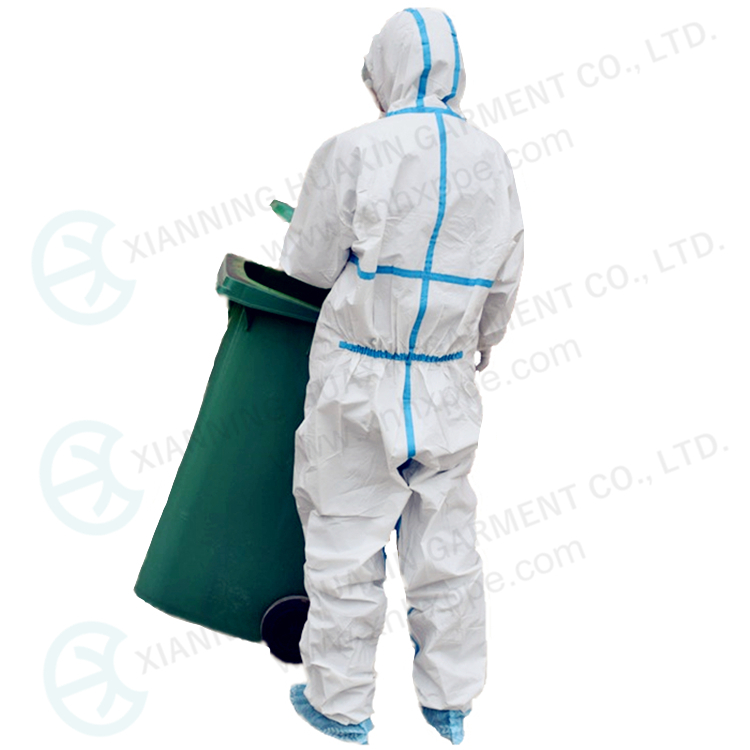 limited life use workwear for handling powders 