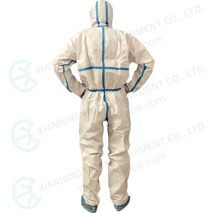 limited life use workwear for handling powders 