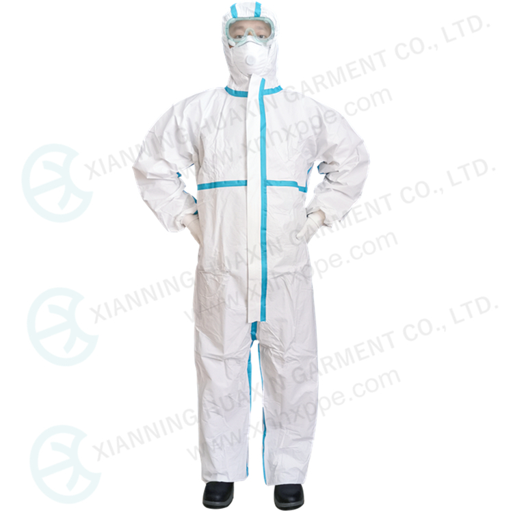 limited life use workwear for handling powders 