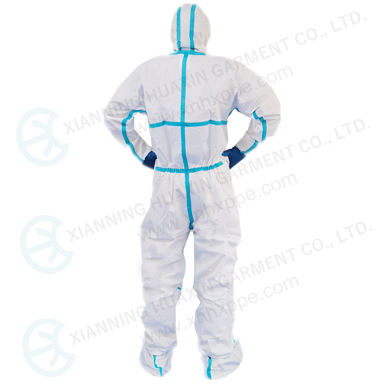 limited life use workwear for handling powders 