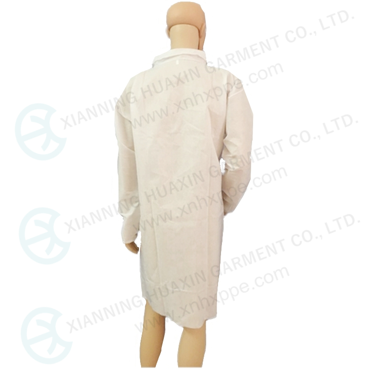 labcoats with knitted cuff