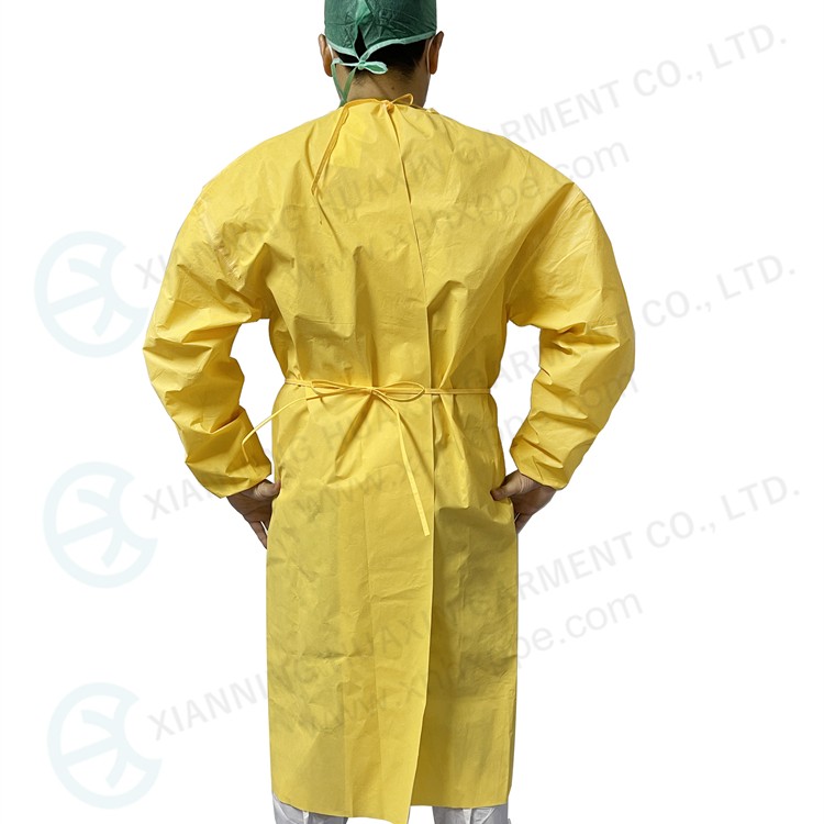 Hazmat chemical gown