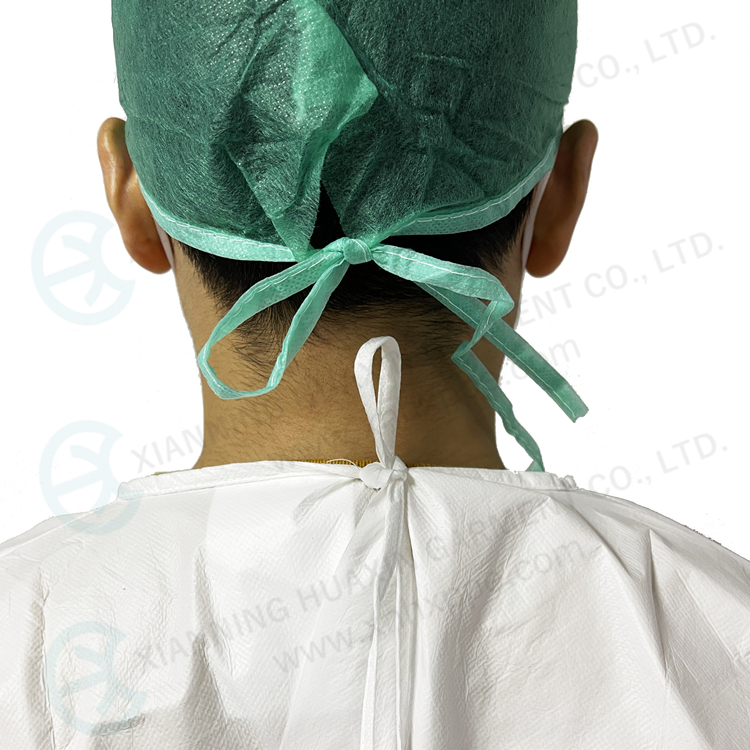 SF microporous non medical isolation gown EN14126 type6B Factory