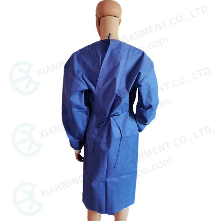 Strong seam strength Ultrasonic seam medical use surgical gown Factory