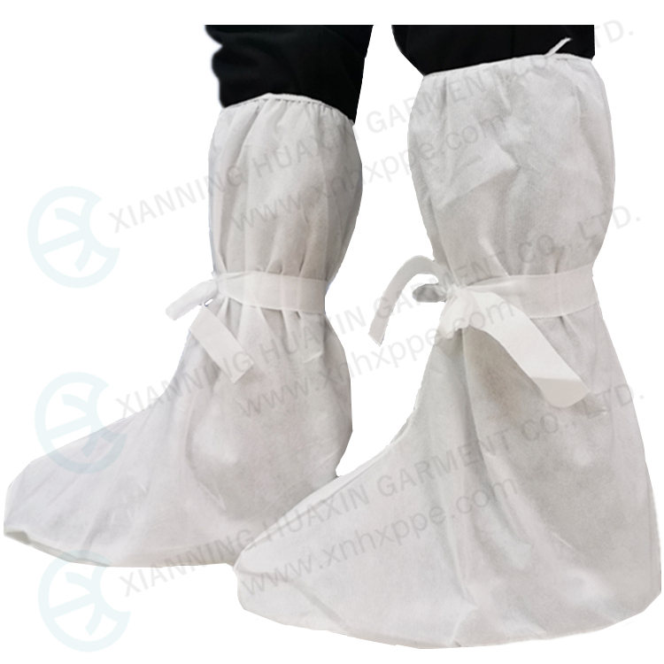 Medical use anti slip sole SMS boot cover factory supply