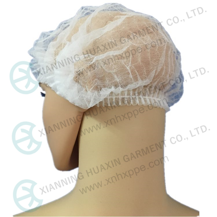 Single Or Double Elastic SMS Round Cap, Surgical Cap Factory