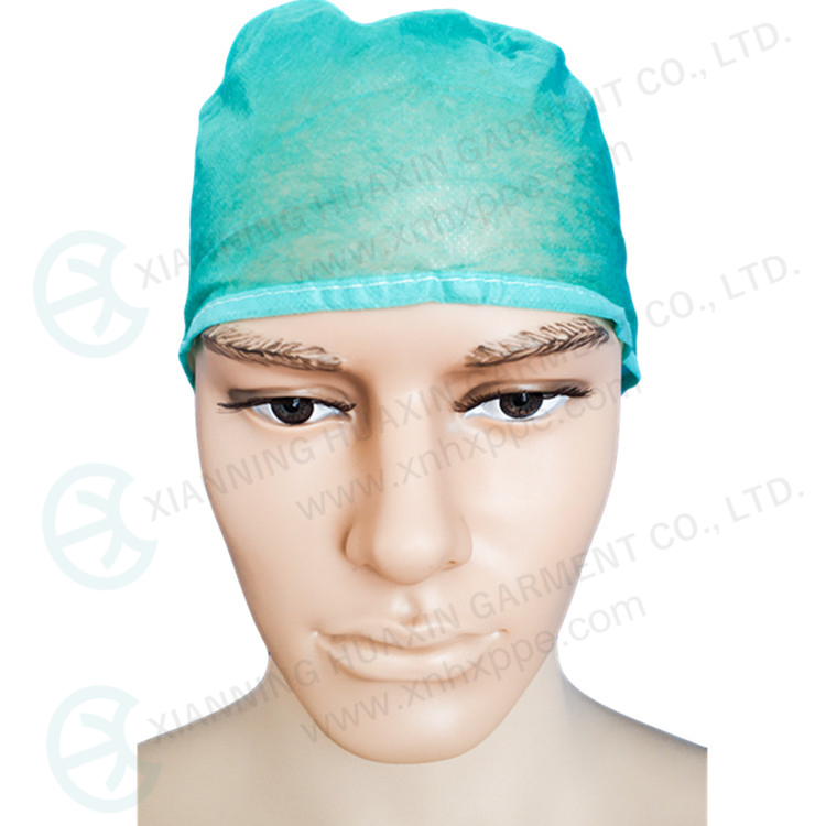 의사 모자, 넥타이 또는 고무줄이 있는 병원 모자