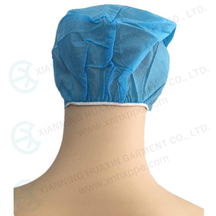 disposable cap with ties