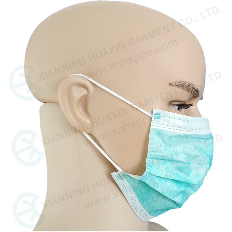 Disposable Nonwoven Face Mask 3ply With Ear Loop