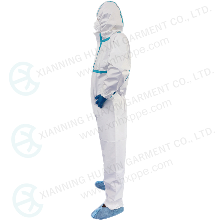 limited life use workwear for handling powders 