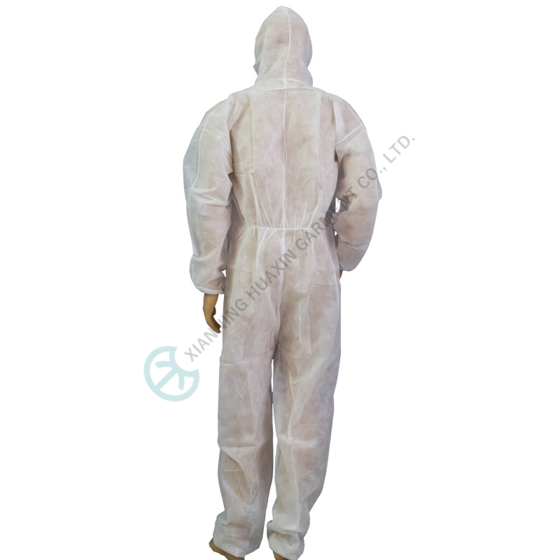 lightweight one time use polypropylene overall