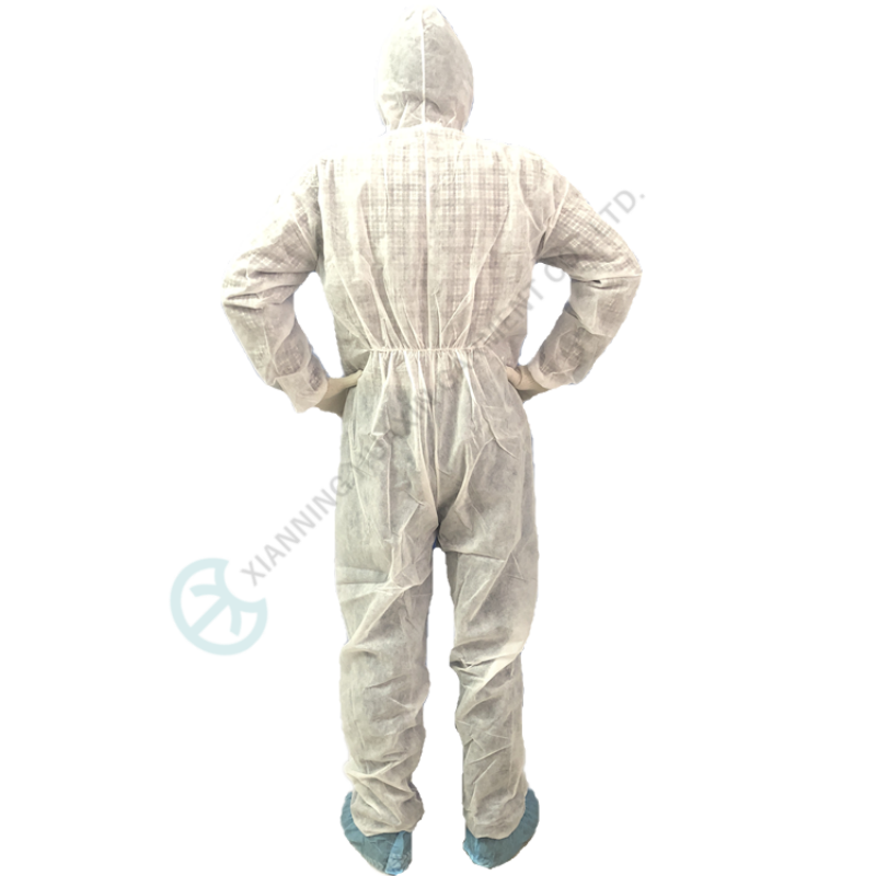 lightweight one time use polypropylene overall