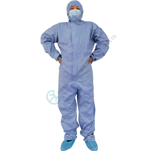 EN ISO14116 Index-1 flame retardant coverall with hood