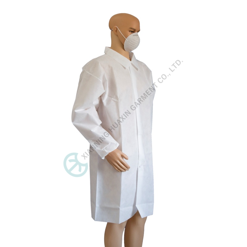 Medical use hazardous substance proof lab coat meets MDR(EU)2017/745 Factory