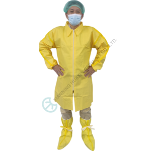 TYPE3 chemical proof lab coat taped seam