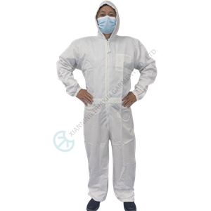 ESD電気保護服99%ポリエステル+ 1%カーボンファイバースレッド服スーツ