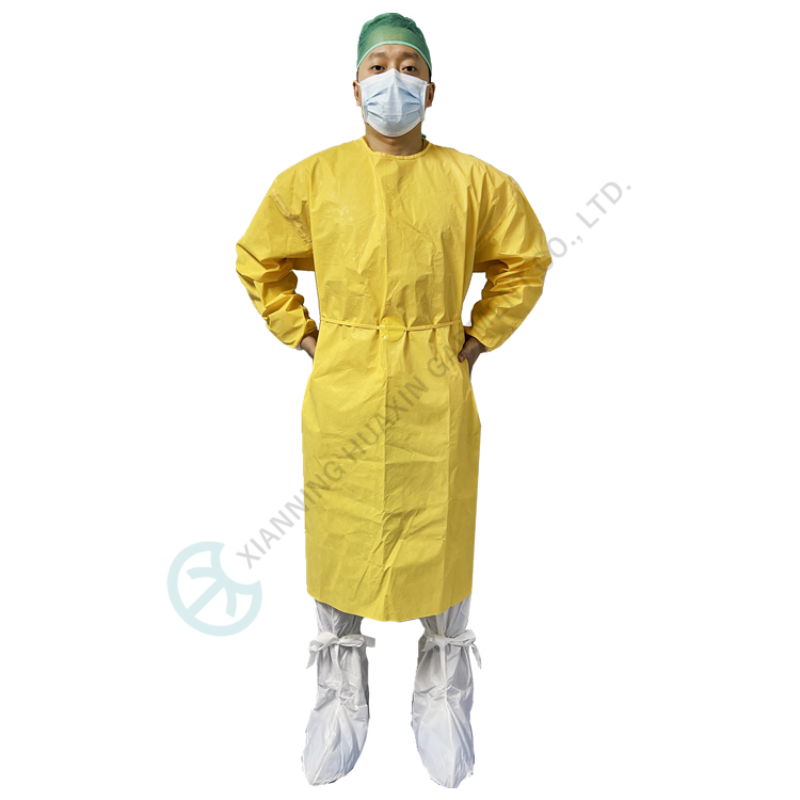 Infectious substance proof gown meets